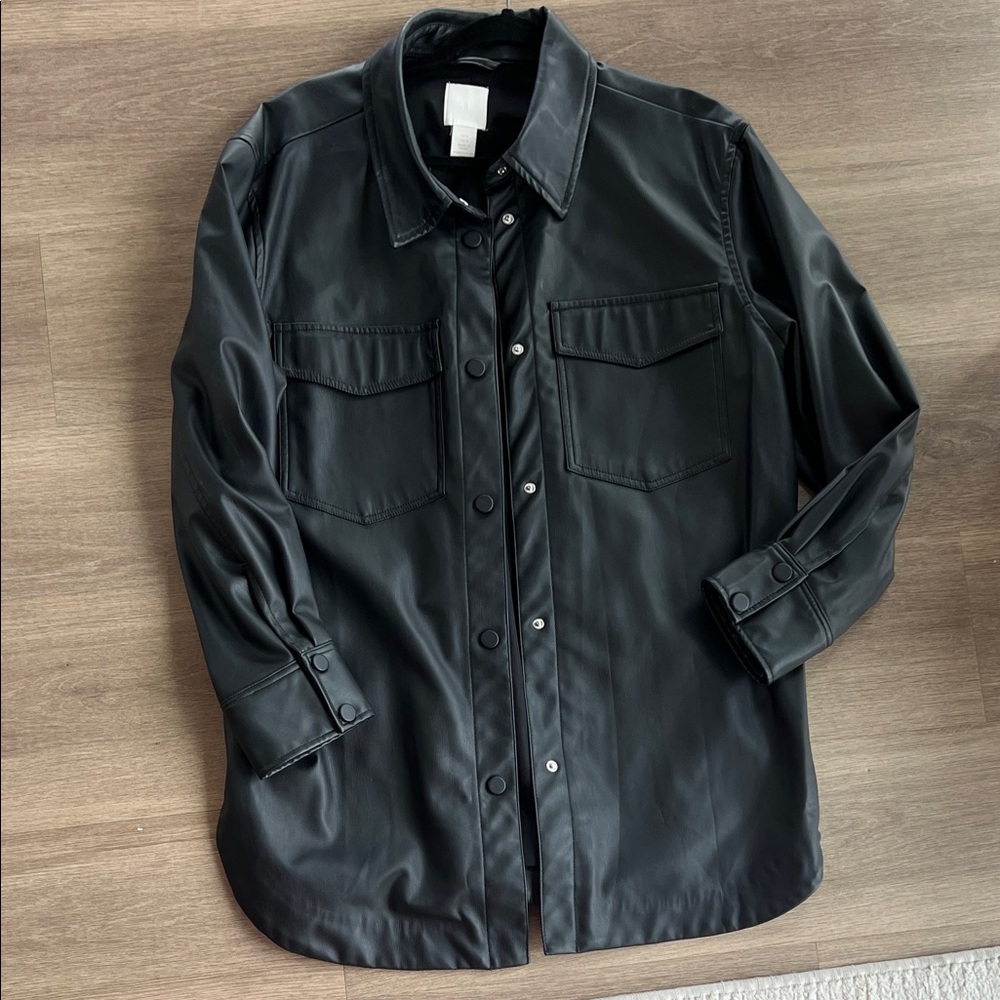 H&M leather jacket